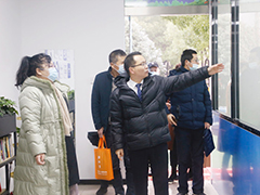 武漢市就業局調研組一行蒞臨武漢新華電腦學校調研指導工作